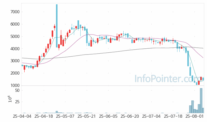 캔버스엔 주가 전망 키포인트 살펴보기 25.08.07