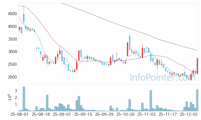 넥스트칩 주가 전망 키포인트 살펴보기 25.12.05
